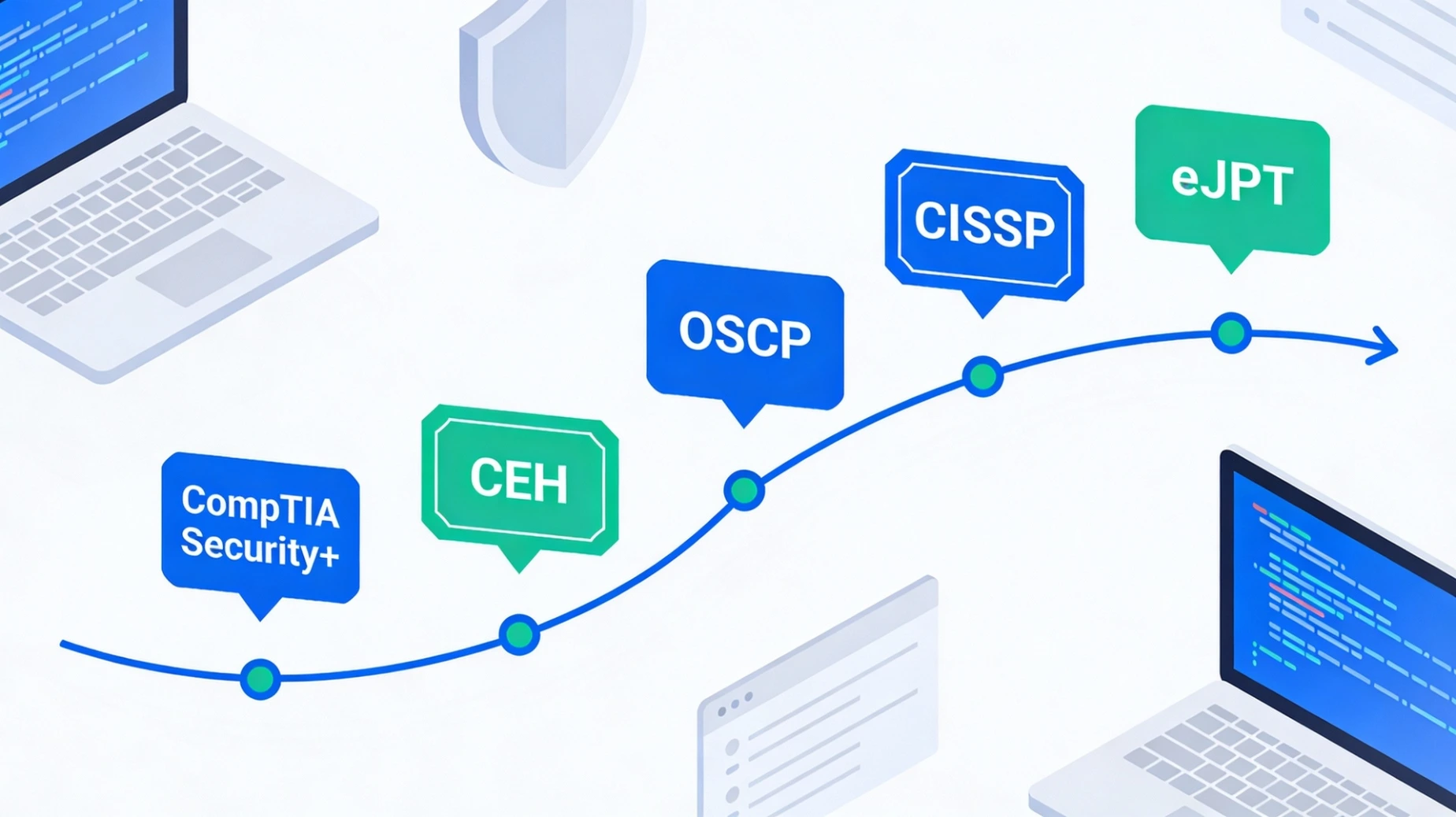 Beginner friendly ethical hacking certifications roadmap for cybersecurity careers