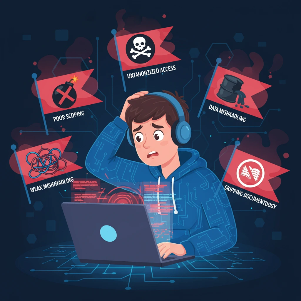 Common mistakes beginners make while learning ethical hacking