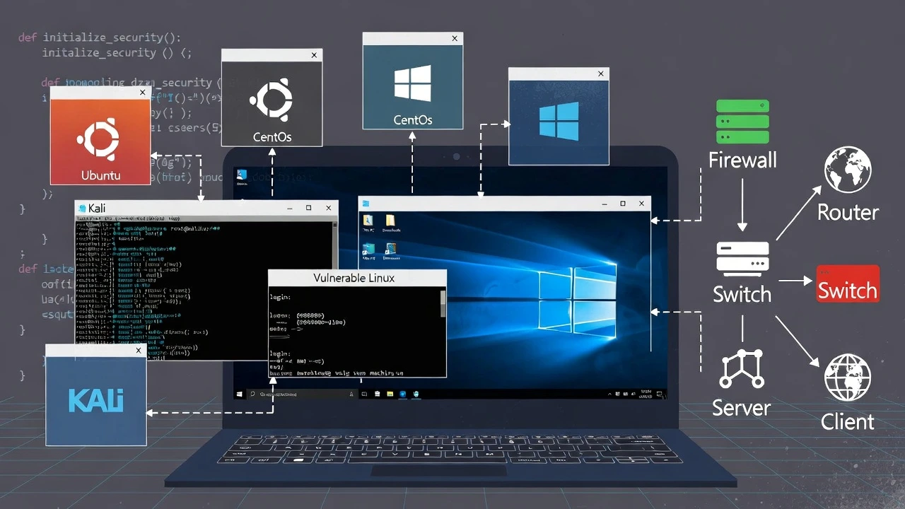 Virtualization platform for cybersecurity home lab