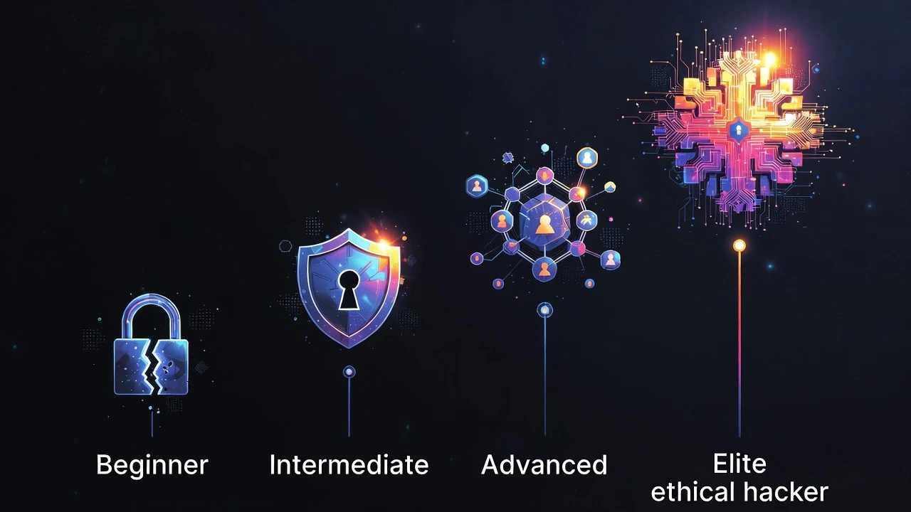 cybersecurity career progression from beginner to elite ethical hacker