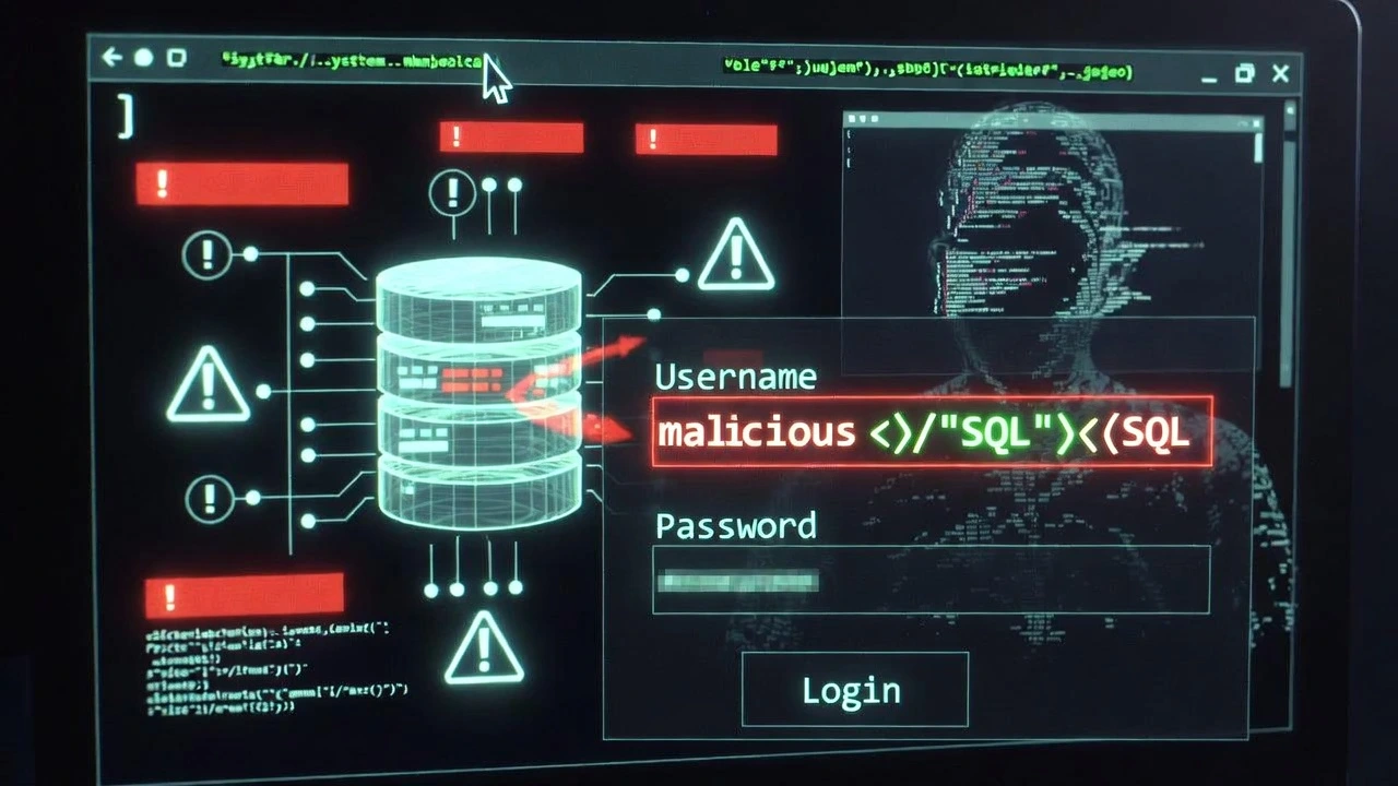 Session hijacking cybersecurity illustration