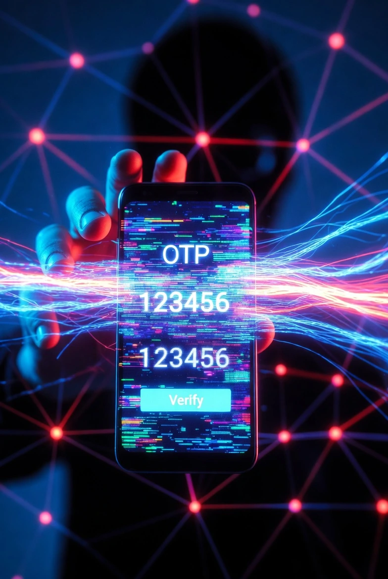 Hacker breaking secure login system