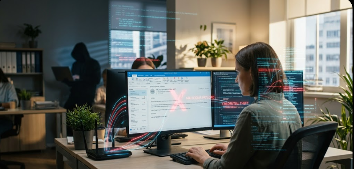 Small business under phishing and cyber attack scenario