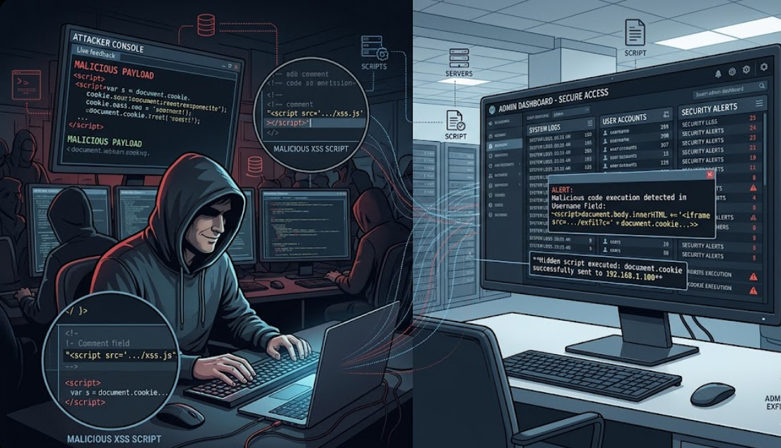XSS prevention techniques security shield concept
